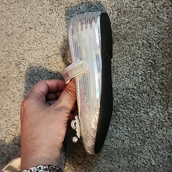 Rachel shoes lil margie silver seq size 10M - Picture 5 of 8